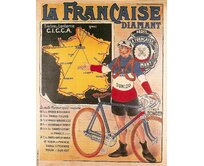 Plechová retro cedule - La Francaise Diamant Provedení: Hliník: 30 x 20 cm