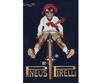 Plechová retro cedule - Pneus Pirelli Provedení: Hliník: 30 x 20 cm