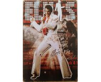 Plechová retro cedule - Elvis I Provedení: Hliník: 20 x 15 cm