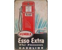 Plechová retro cedule - Esso Extra Provedení: Hliník: 30 x 20 cm