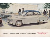 Plechová retro cedule - Wartburg Provedení: Hliník: 30 x 20 cm