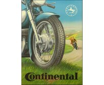 Plechová retro cedule - Continental I Provedení: Hliník: 30 x 20 cm