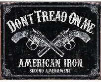 Plechová retro cedule - American Iron Provedení: Hliník: 20 x 15 cm