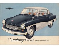 Plechová retro cedule - Wartburg Coupe Provedení: Hliník: 20 x 15 cm