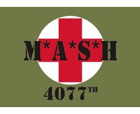Plechová retro cedule - MASH Provedení: Hliník: 20 x 15 cm