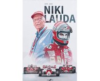 Plechová retro cedule - Niki Lauda II Provedení: Hliník: 20 x 15 cm
