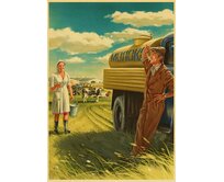 Plechová retro cedule - Moloko Provedení: Dibond: 40 x 28,5 cm