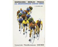 Plechová retro cedule - Závod míru 1980 Provedení: Dibond: 30 x 20 cm
