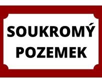Plechová cedulka – Soukromý pozemek Provedení: Dibond: 20 x 15 cm