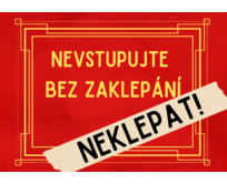 Plechová retro cedule - Nevstupujte bez zaklepání Provedení: Dibond: 40 x 28,5 cm