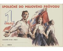 Plechová retro cedule - Společně do májového průvodu Provedení: Hliník: 30 x 20 cm