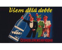 Plechová retro cedule - Československá vodka Provedení: Hliník: 30 x 20 cm