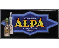 Plechová retro cedule - Francovka Alpa Provedení: Hliník: 30 x 20 cm