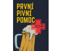 Plechová retro cedule - První pivní pomoc Provedení: Hliník: 30 x 20 cm