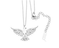 Ewena Dámský náhrdelník holubice bílá