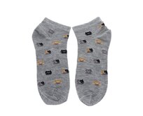 PESAIL Kotníkové bambusové ponožky šedé Velikost: 38-42 38-42, BAMBUS 75% bavlna, 23% polyamid a 2% elastan