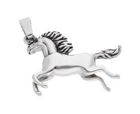 Ewena Přívěsek stříbrný kůň z chirurgické oceli chirurgická ocel
