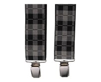 Ewena Kšandy pánské, černo - šedé káro MB2040 100% polyester