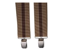 Ewena Kšandy pánské, hnědé pruhované MB2050 100% polyester