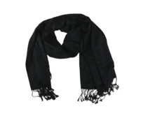 Ewena Dámská kašmírová šála 180 x 72 cm černá