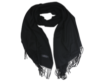 Ewena Dámská kašmírová šála černá 180 x 67 cm
