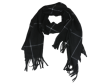 Ewena Kašmírová šála černá 180 x 67 cm