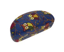 Ewena Pouzdro na brýle sova tmavě modré SK123