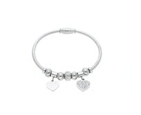 Ewena Dámský náramek se srdíčky SL652