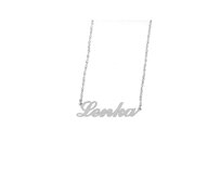 Ewena Řetízek z oceli se jménem Lenka stříbrný