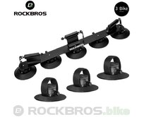 ROCKBROS Střešní nosič pro 3 kola XP1003BK (black)