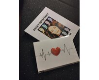 3D Love přání EKG