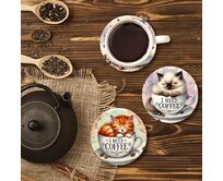 Elegantní kulaté podšálky