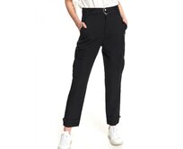 Top Secret Kalhoty JERKY dámské s vysokým pasem černá, 34