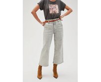 Moodo Dámské jeans DRAVOS světle šedá, M