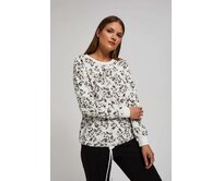 Moodo Mikina dámská FLOWE bílá, XS