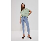Moodo Kalhoty dámské jeans HODE modrá, XS