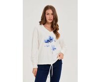 Moodo Mikina dámská NIKARA bílá, XL
