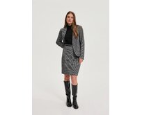 Moodo Sukně dámská PEPITO III šedá, XL