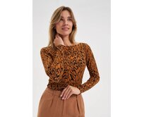 Moodo Tričko dámské MUEL světle hnědá, XL