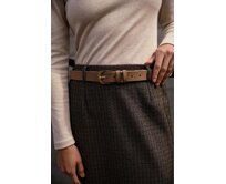 Moodo Pásek dámský GANGEN světle hnědá, XL