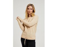 Moodo Svetr dámský LUCI béžová, XXL
