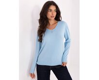 RUE Svetr dámský DARAK světle modrá, XL/XXL