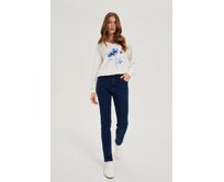 Moodo Dámské jeans AULUX tmavě modrá, 36