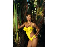 New Design Plavky dámské Carmen Bianco jednodílné žlutá, XXL