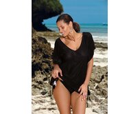 New Design Dámská plážová tunika Kaya Ghiro černá, L