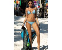 New Design Plavky dámské Anis Cristallo-Andersia dvoudílné světle modrá, L