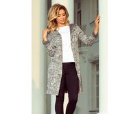 Numoco Bunda dámská MIASTO s kapucí světle šedá, S