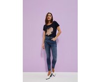 Moodo Kalhoty dámské BELLY modrá, XS