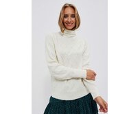 Moodo Svetr dámský ROLII bílá, XS