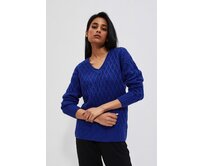 Moodo Svetr dámský LAZUU modrá, XS